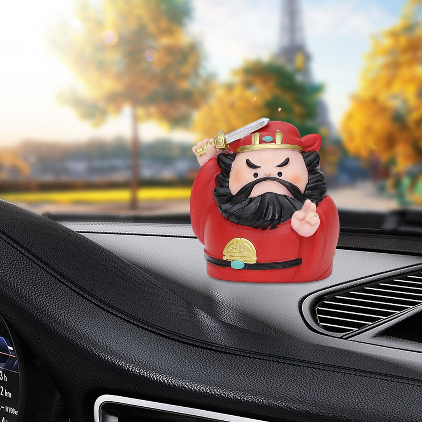 

Resin Chinese Mythological Figurine Car Dashboard Ornament Fengshui Sculpture 2.3inch Tall for Bedroom