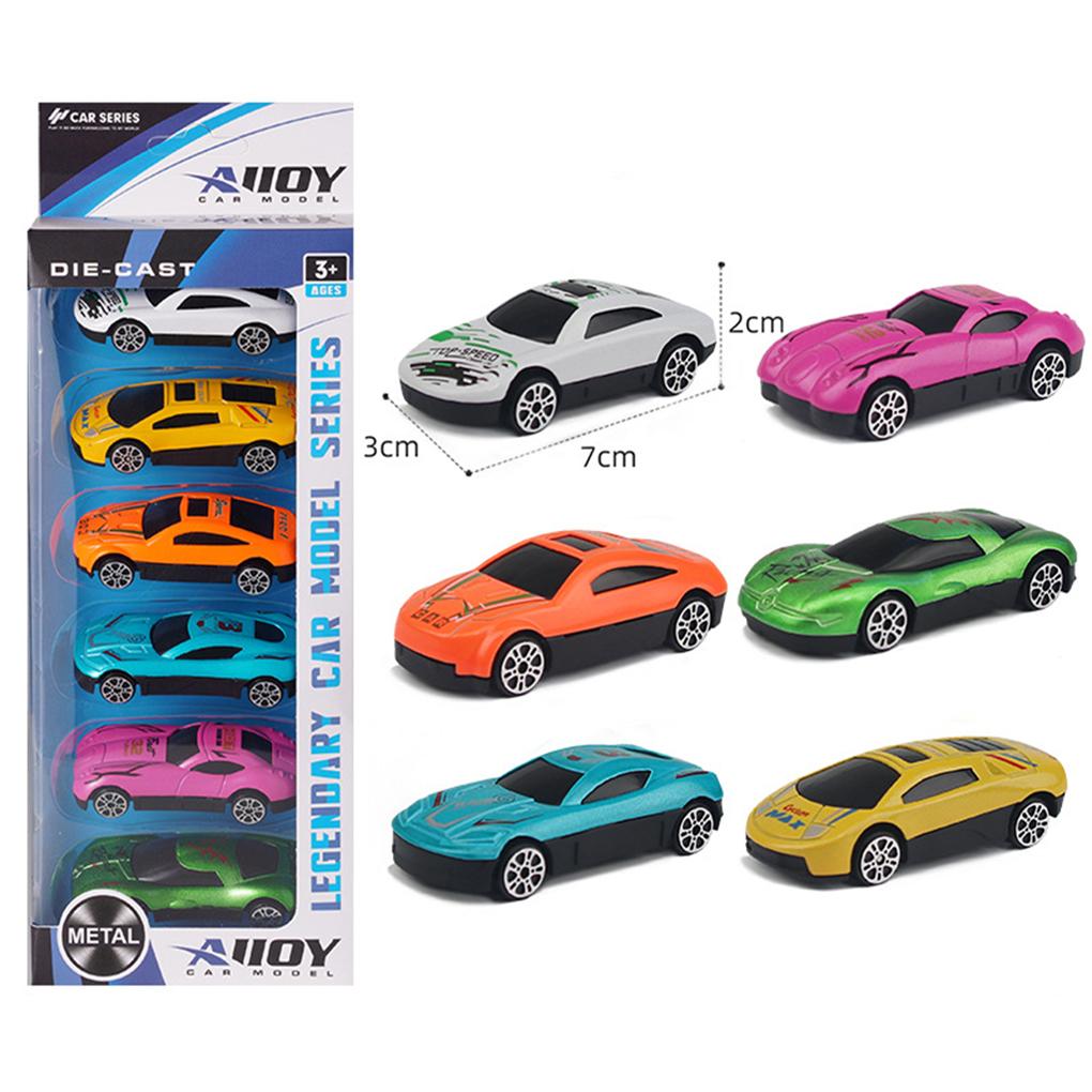 6piece 164 Alloy Car Pull-back Die Casting Model Toys For Boys Toys For Kids Children Toys Car Model