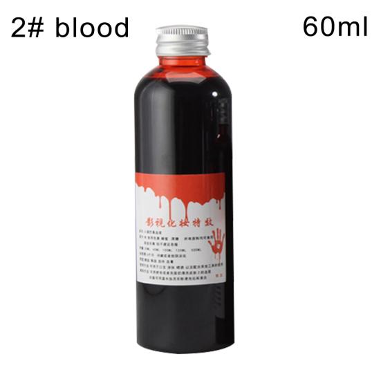 30/60ml/100ml/120ml Flacon de lichid de sânge fals Etapă Farsă Recuzită teatrală Cosplay