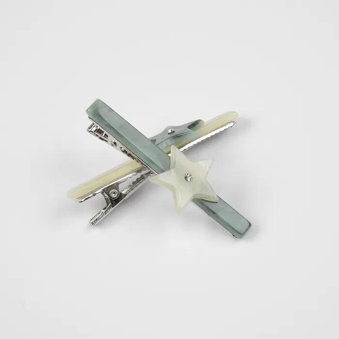 Marvel Mint Star Hair Clip Set (2 Pcs)
