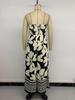 New Summer Sleeveless Printed Bandeau Jumpsuit with Bowknot for Women