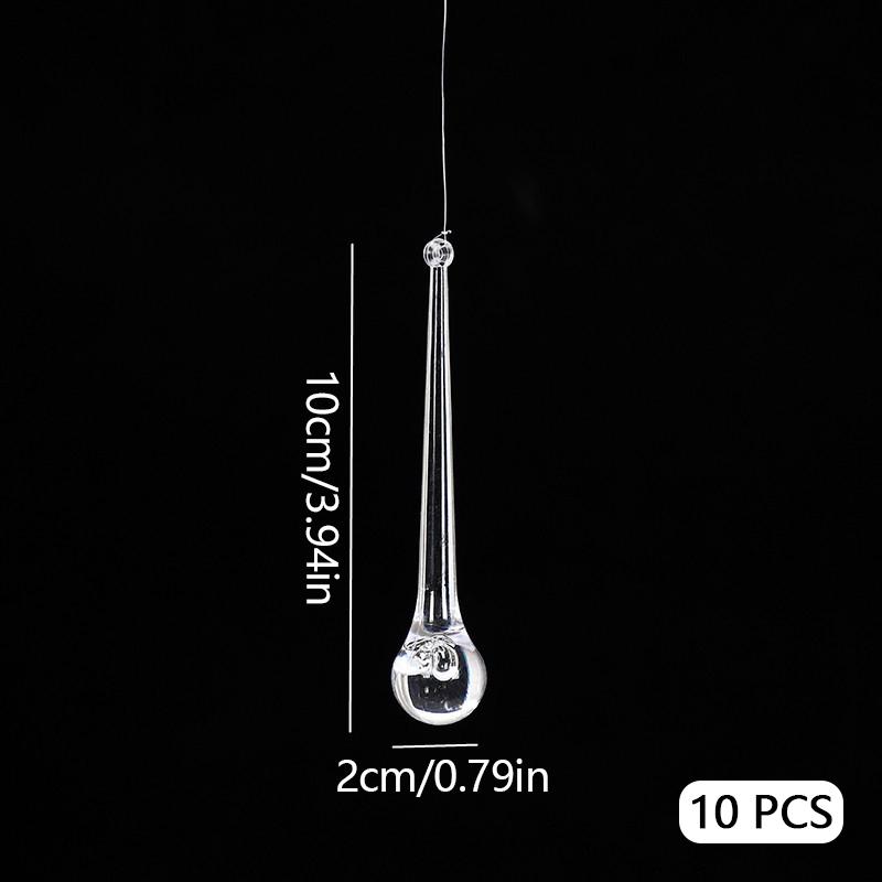 Creative Acrylic Hummingbird Wedding Transparent Crystal Bird Decoration Pendant