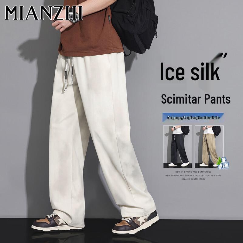 Men s Summer Ice Silk Relaxed Fit Collection 2XL