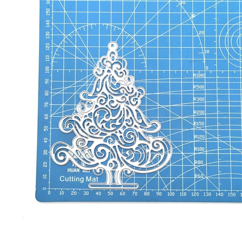 Christmas Tree Cutting Dies Metal Die Cuts Embossing Stencils for DIY Scrapbooking Album Card Photo Decorations Templates