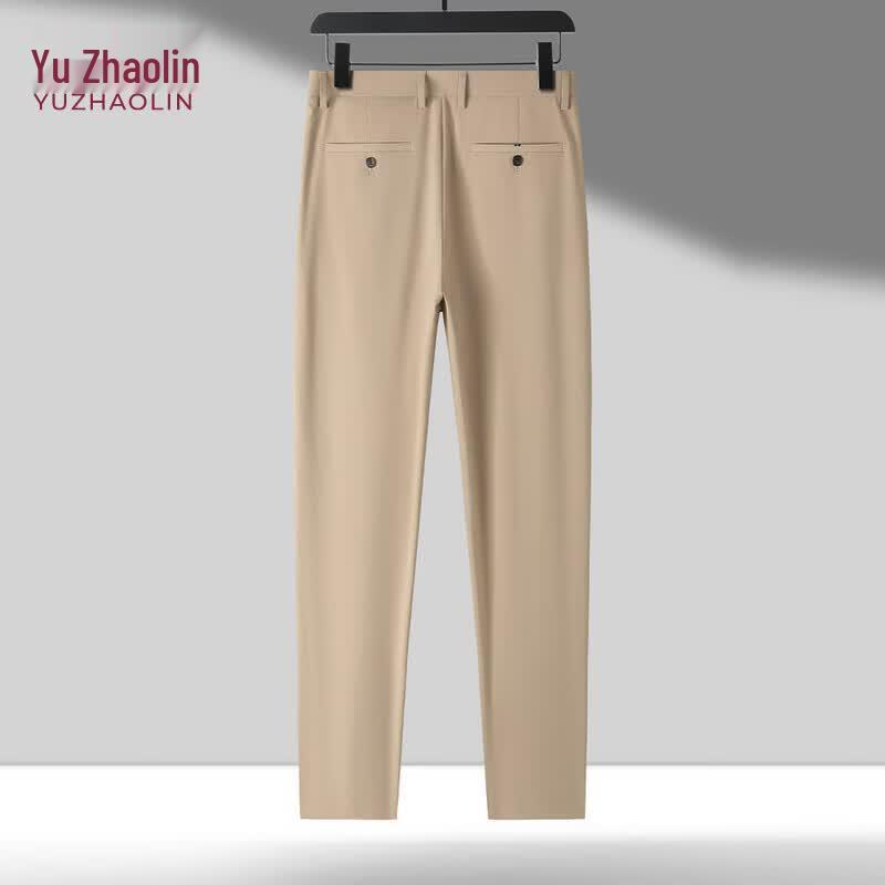 YUZHAOLIN Men s Ultra-Thin Summer Straight-Leg Casual Trousers 4XL