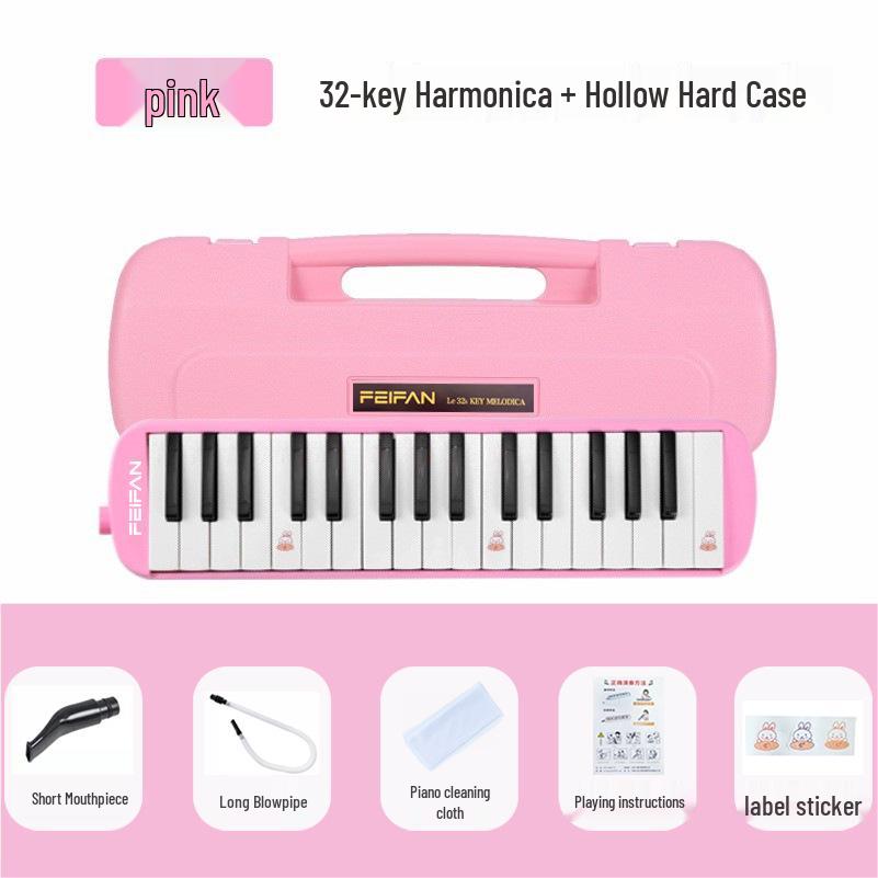 Feifan 32-Key Harmonica with Mouthpiece and Case, Perfect for Adults and Kids, School Recommended