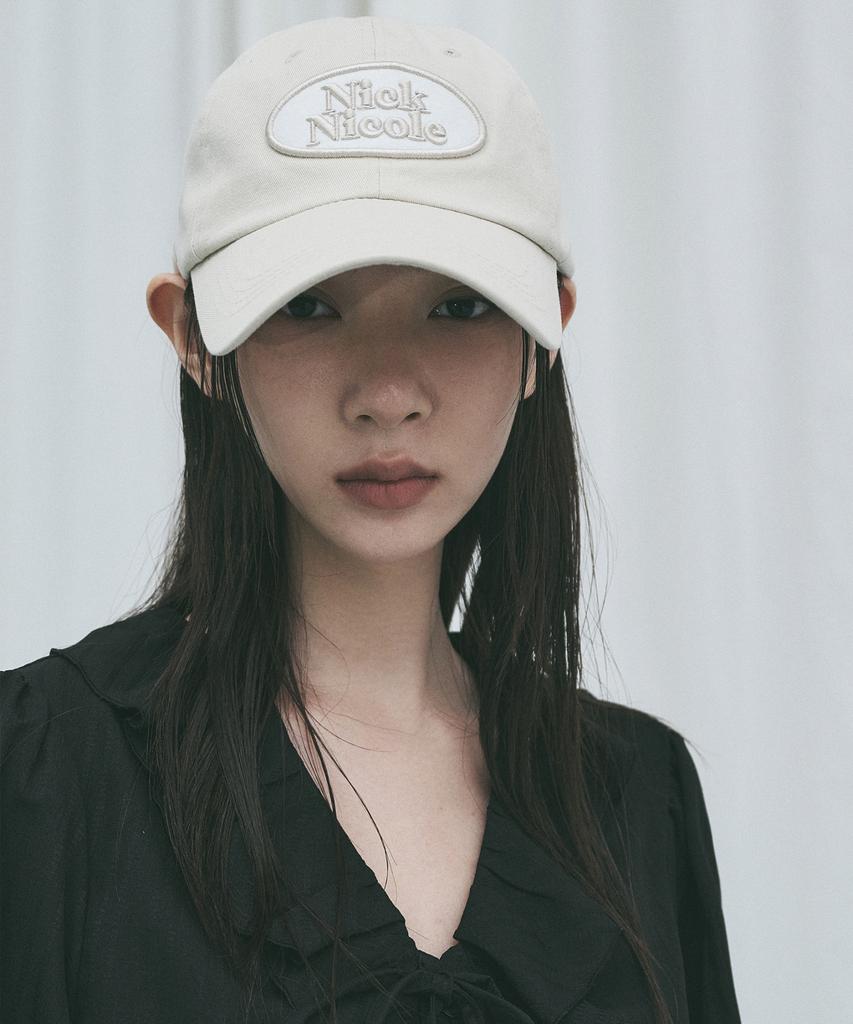 Nigaennikol Oval Wappen Ball Cap_Beige