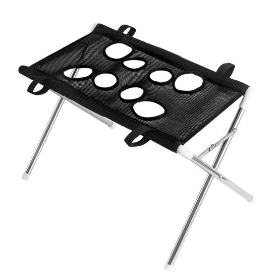 Pet Care Sling for Home Grooming Table, Hammock with Foldable Stand, 4-Hole or Restraint Bag 8-Hole, Washing Station Cats, Small Dogs,