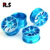 Replacement Aluminum Alloy Metal Wheel Rim Hub Upgraded Repair Parts For 1:10 Tamiya Tt-01 Tt-02 Xv-01 Hsp Hpi Rc Car Wheel