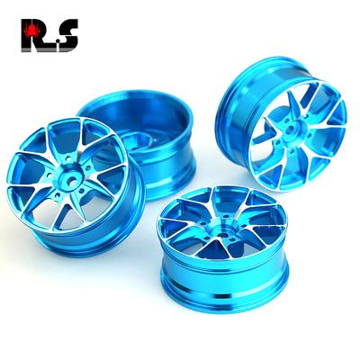 Replacement Aluminum Alloy Metal Wheel Rim Hub Upgraded Repair Parts For 1:10 Tamiya Tt-01 Tt-02 Xv-01 Hsp Hpi Rc Car Wheel