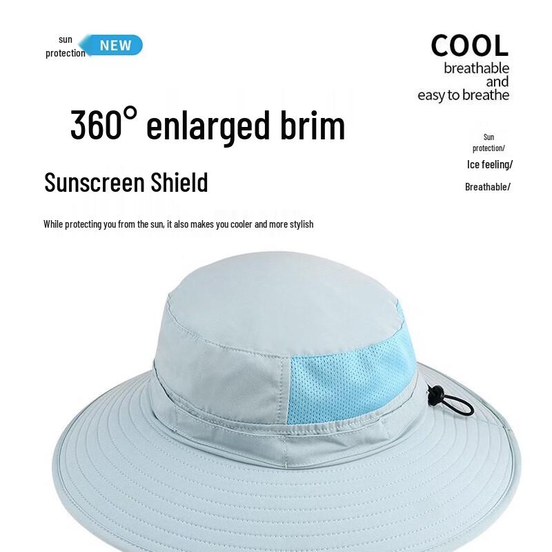 Unisex Outdoor Wide-Brim Fisherman Hat