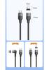 PD240W Multifunctional Magnetic Type-C Charging Cable for Apple, Huawei, Laptop & Phone