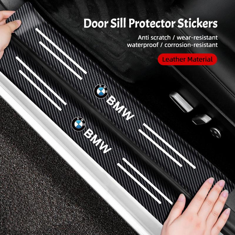 Car Threshold Protection Stickers Scratch Resistant Accessories For BMW E46 E90 E60 F30 F10 E39 i3 i4 X1 X2 X3 X5 X4 X6 X7 M3 M4