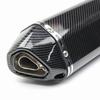 Motorcycle Rear Exhaust Pipe Stainless Steel Rust Proof High Temperature Resistant Fit for 51mm Pipe