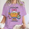 Crochet Lovers Graphic T Shirts Unisex Unisex Fun Short Sleeve Streetwear