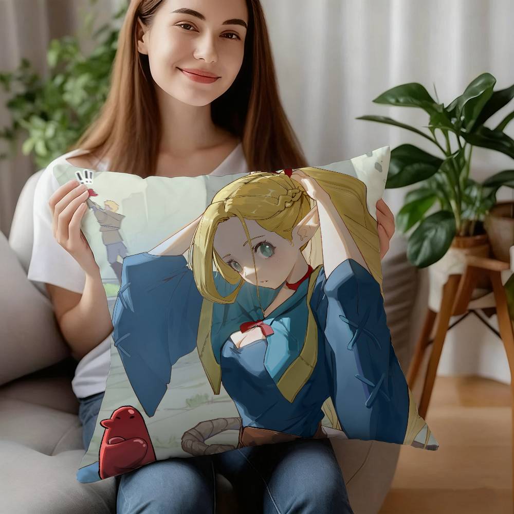 Anime M-Marcille Donato Kissenbezug Sofa Dekoration Zuhause Beidseitiger Druck Kurzer Plüsch Kissen Kissenbezug Weihnachtsgeschenk