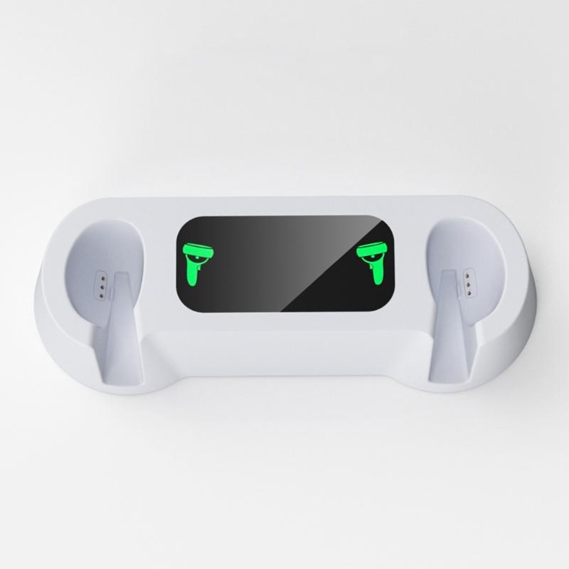 VR Gaming Fast Charging Base for Oculus Quest 2 Magnetic Charging Dock Station Glasses Magnetic Handle Free Accessories