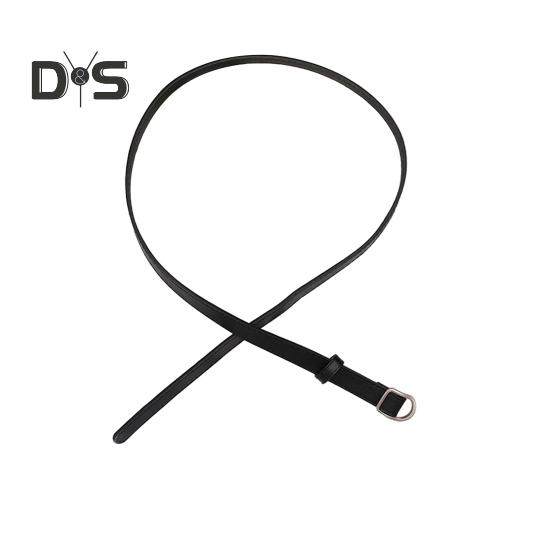 Damebelte Dame tynt kunstskinnbelte med spenne Casual Jeans Midjebeltetilbehør for kjoler Bukser