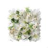 Flower Wall Panel Backdrop Handcraft Realistic White Decorative Screen 3D Floral