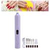 2 in 1 Electric Nail Drill and Nail Lamp Portable Multifunctional Nail File NaMachine with Fast Curing Nail Light for Travel Business Trips