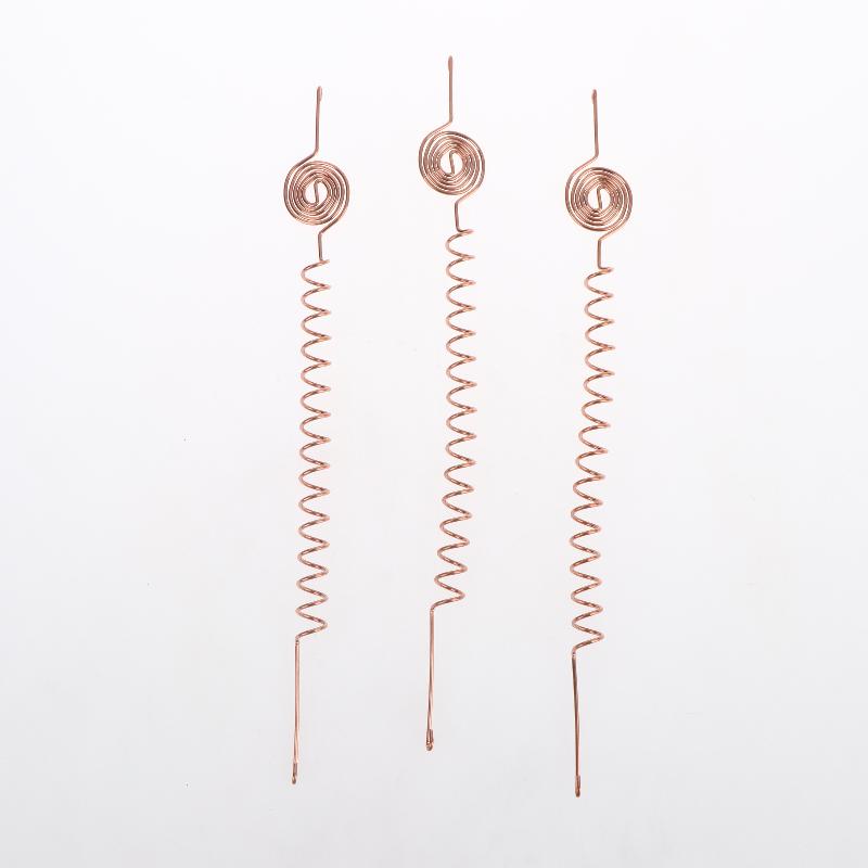 3Pcs Vitality Plant Growth Electroculture Plant Stakes Orgone Energy Copper Wire Coil Stakes Plant Support Stakes Garden Plants one size