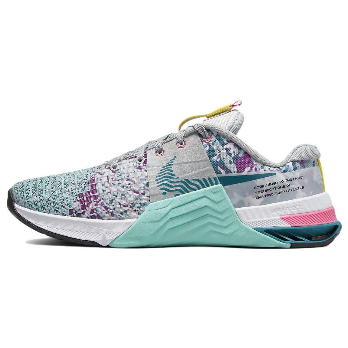 Nike Metcon 8 Graffiti Graphics Grey Green Women DQ0302-001 36