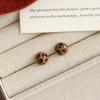 1Pair Heart Square Creativity Stud Earrings For Women Allergy Prevention Piercing Ear Hole Fashion Jewelry