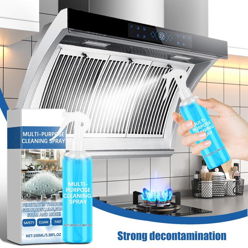 Multi-purpose Cleaner Spray Bathroom Scale Cleaner Long-term Mild Bathroom Odor Remover With Plant Extract For Oil Stain
