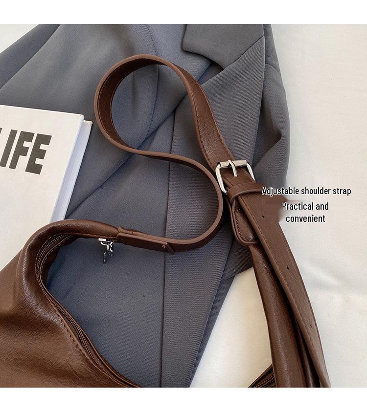 Retro Toteväska med Stor Kapacitet: Höst-/Vinterstil för högskolestudenter & pendlare