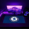 Chelsea F.C. (5) Pelės kilimėlis su neslystančiu guminiu pagrindu, tinkantis namų biurams ir idealus dovanų žaidėjams