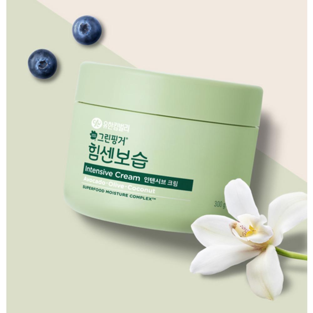 Green Finger Intensive Strong Moisture Baby Cream 300g - Rich Moisturising Barrier Care for Baby Skin, Korean