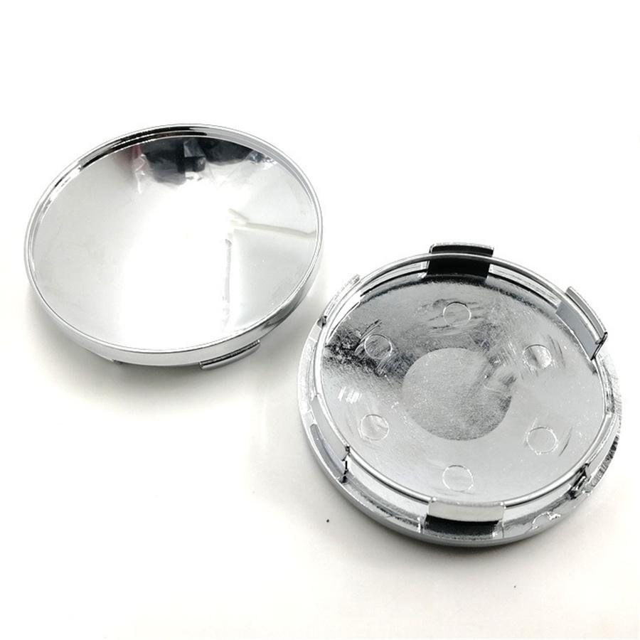 4ks Univerzální Chromové Středové Krytky Kol Auta Ráfek Pneumatiky Náboj ABS Plastový Kryt 68mm