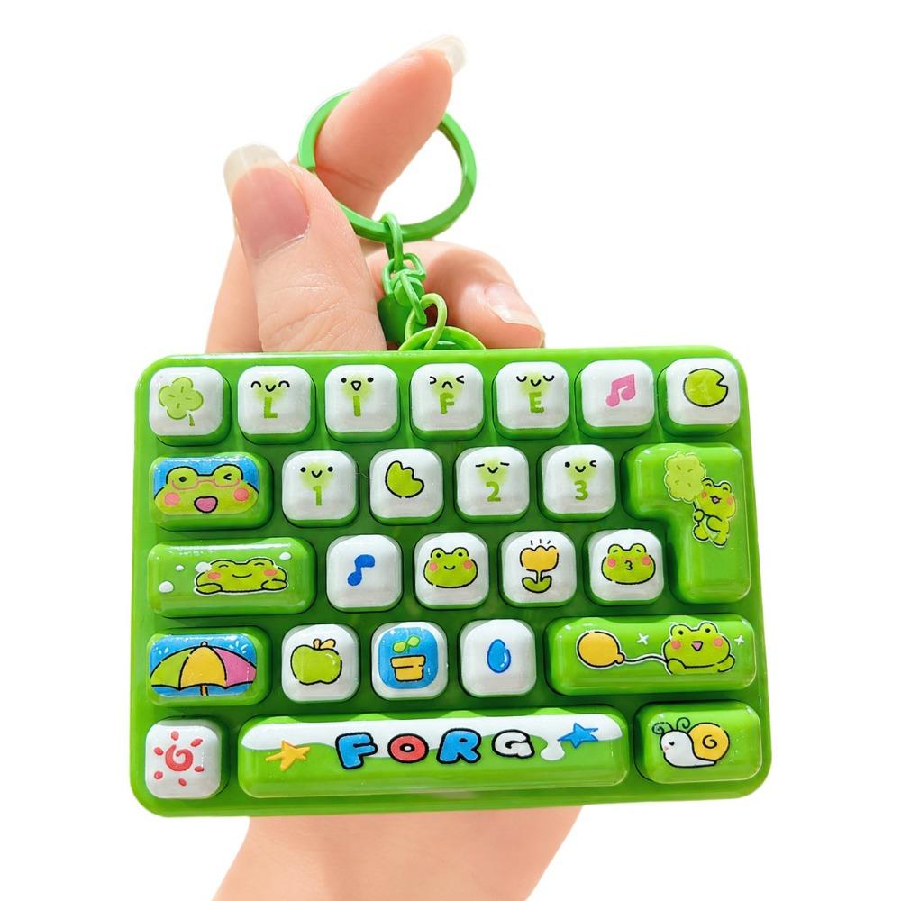 Animals Fingertip Button Keyring Mini Stress Relief Fidget Toy Backpack Decor
