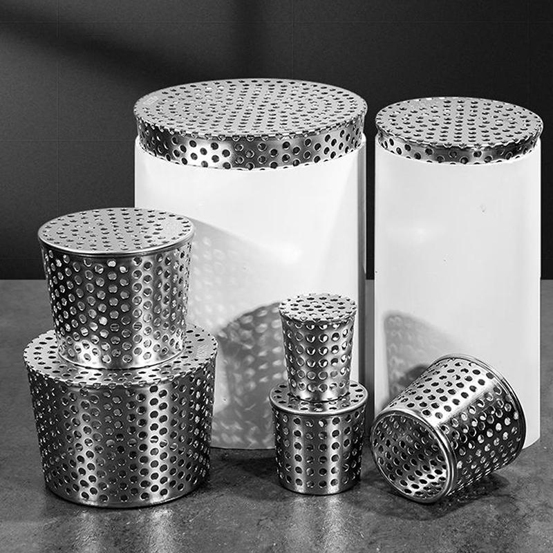 304 Stainless Steel Drain Cover Anti Clogging Hair Trap Removable Filter Screen for Bathroom Floor Universal Fit