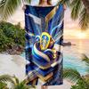Asciugamano da Spiaggia Leeds United Football Morbido Microfibra Asciugamano Estivo Asciugatura Rapida Assorbente per Spiaggia Piscina Viaggio