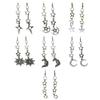 Sweet Cool Dangle Earrings Simple Hollow Star Pendant Drop Earrings Statement Jewelry Fashion Small Hoop Earrings