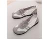 Women's Breathable Lightweight Low Heel Walking Shoes Comfort Non-Slip Daily Footwear for Elderly Moms
