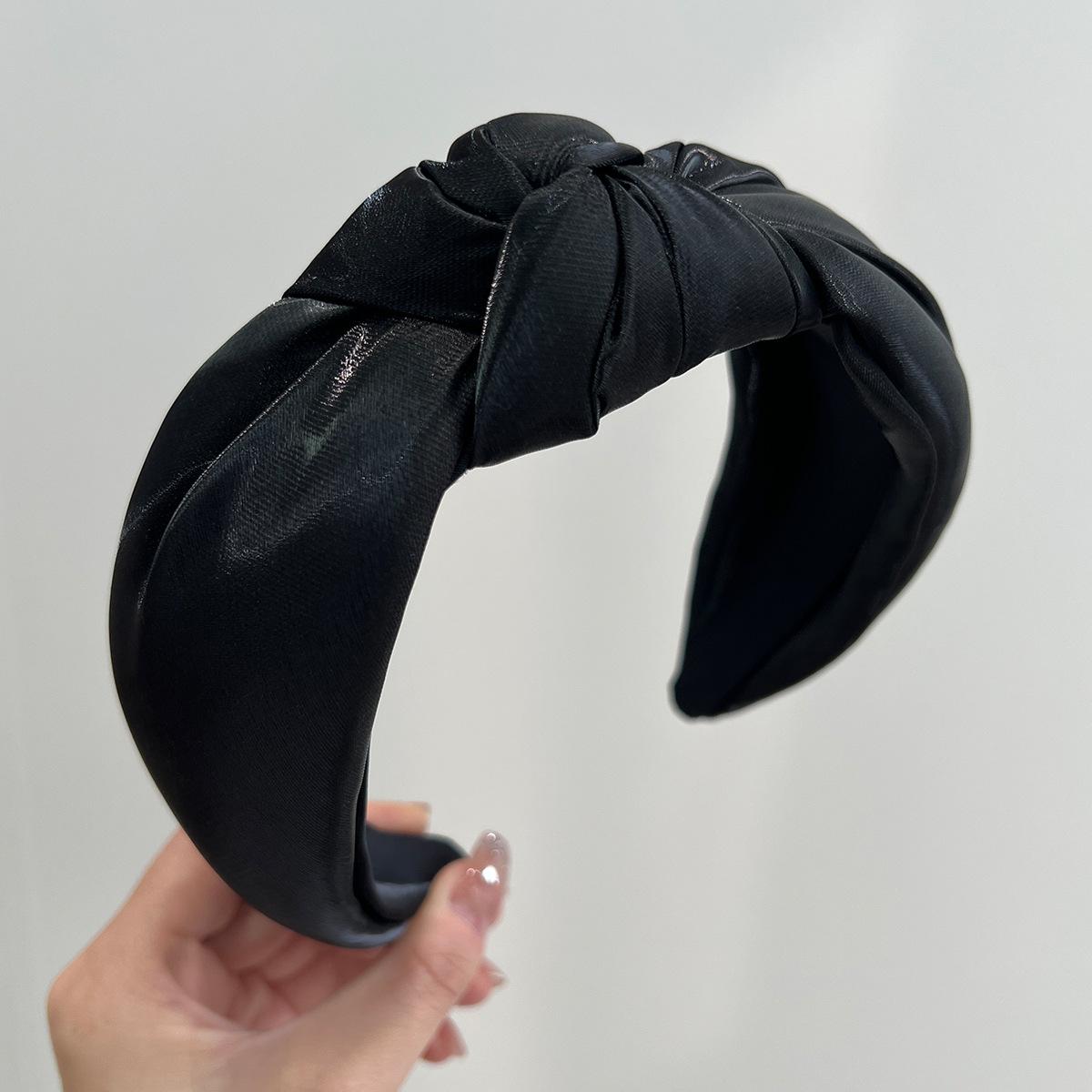 

Весняний Барвистий Атласний Великий Вузол Пов язка На Голову Аксесуари для Волосся для Дорослих Ювелірні Вироби для Волосся