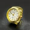 Bague Montre Doigt Numérique Quartz pour Femmes Hommes Couple Mini Montres Anneaux Bandeau Élastique Doigt Anneaux Punk Bijoux Montre Cadeau Adolescents