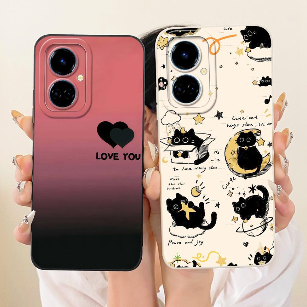 For Tecno Camon 19 CI6n Casing Fashion Cartoon Cute Funny Painted Silicone Phone Case For Tecno Camon 19 Pro Cover CI8 CI8n