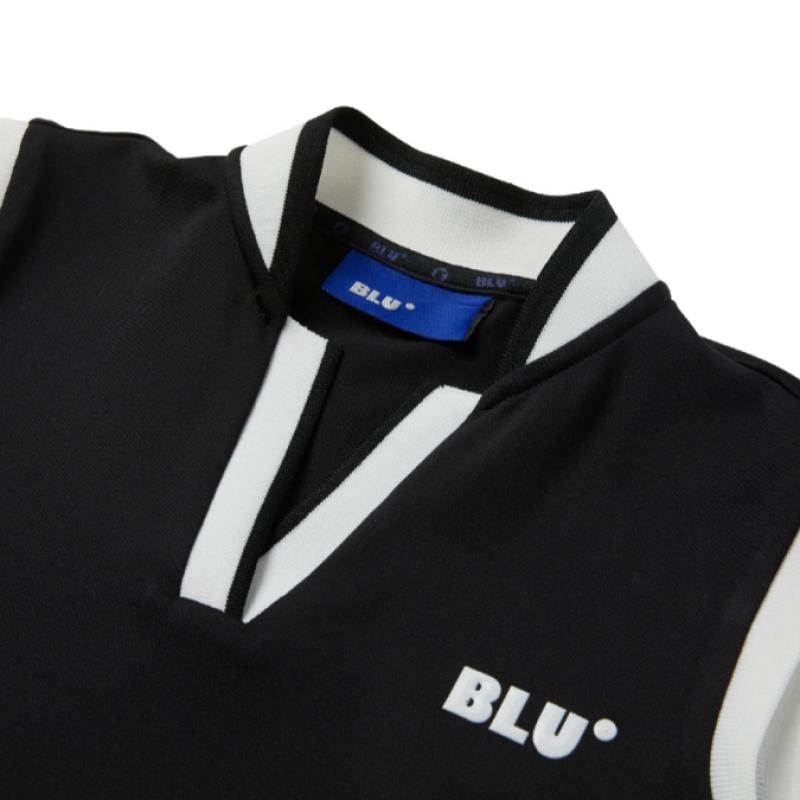 Blu Dot Sleeveless Color Matching Bk