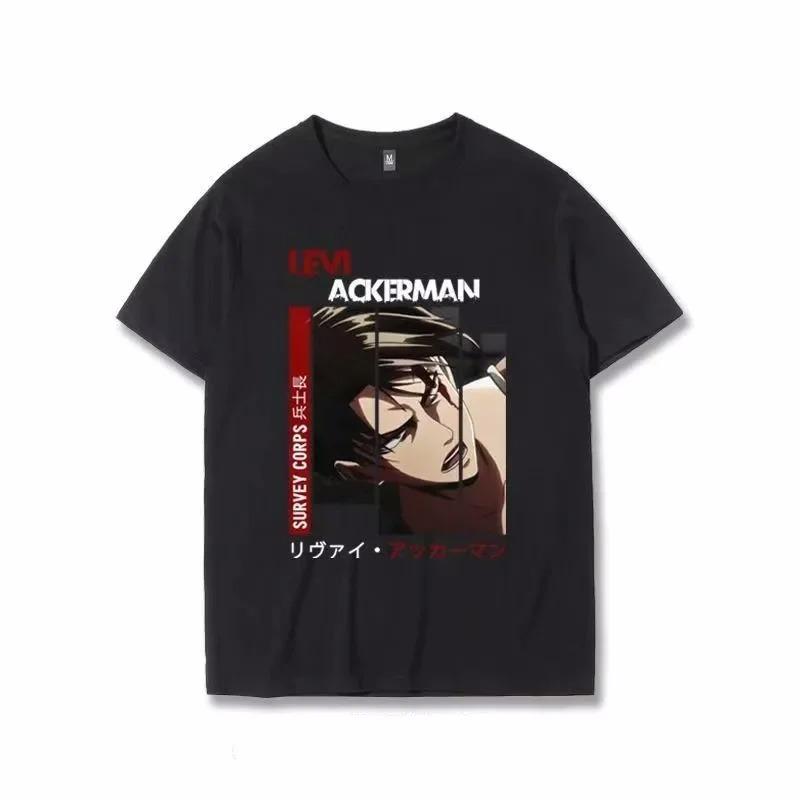 Shingeki No Kyojin 2026 Anime Printed T-Shirt, New Japanese Collection, Fashionable Breathable Men's and Women's T-Shirt, Men