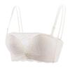 The Original Strapless Women's Small Breasts Are Gathered and Show Large, Non-slip, Upper Support, Secondary Breasts, Anti-light Lace Tube Top