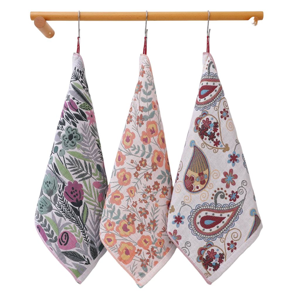 New 37x40cm Large Hand Towel 4 Layer Cotton Gauze Decorative Pure Cotton Dish Cloth Quick Dry Tea Towel Home Restaurant