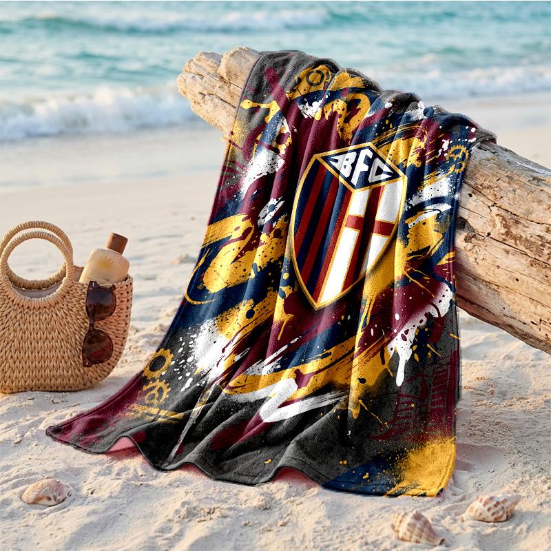 Bologna FC Print Mikrofaser Strandtuch Schnelltrocknend Saugfähig Großes Handtuch für Strand Schwimmen Reisen