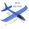 Hand Throwing Glider 18.9" Large Foam Airplane Toys - Outdoor Flying Toys for Kids Summer Gifts Sport Party Favors