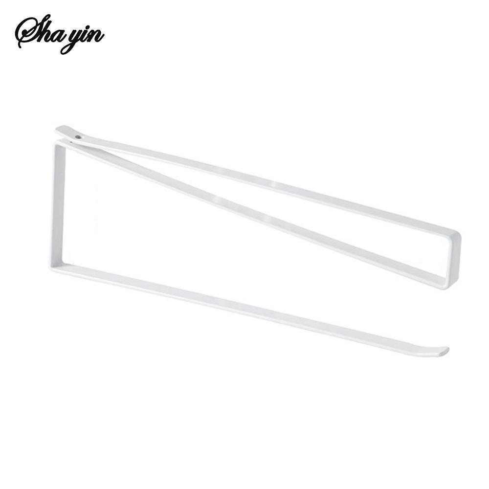 Random Special Kitchen Paper Towel Hanging Rack Cabinet Without Drilling Towel Hook Ironware Storage Shelf For Napkins Cup Holders 5