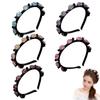 Double-layer Crystal Headband Hair Clips Hair Hoop Headwear  For Women Girls