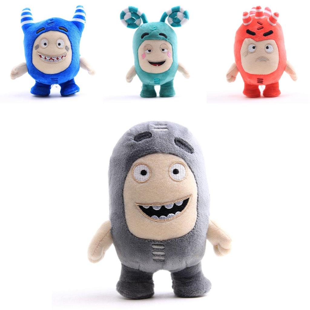 Oddbods 18cm Plush Soft Cuddly Toy Newt Bubbles Pogo Zee Jeff Fuse Slick For Cozy Comfort