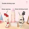 Small Mouth Cartoon Vacuum Cup Drinking Kettle Coffee Thermos Mug  Outdoor Sports